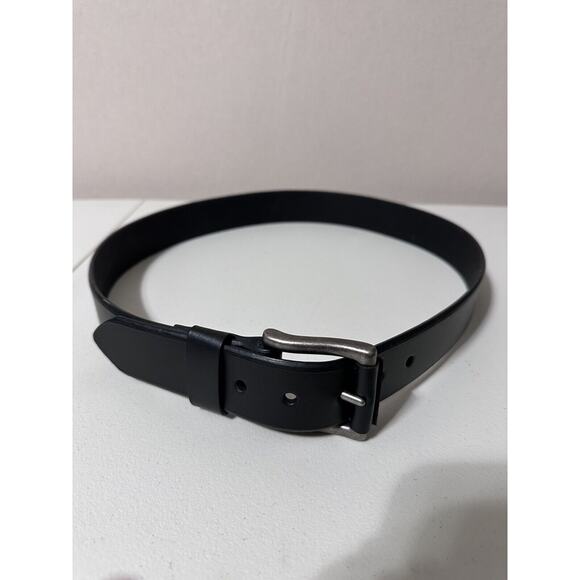 Men’s Belt US Polo Assn. Bonded Leather Belt Black Total Length 46” Width 1.5” - Picture 1 of 9
